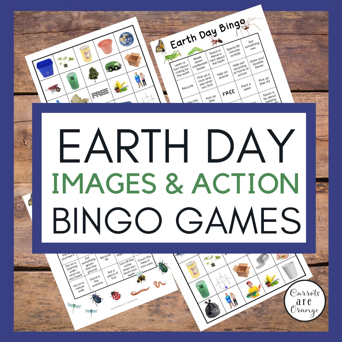 🌎 Earth Day Bingo - Printables by Carrots Are Orange