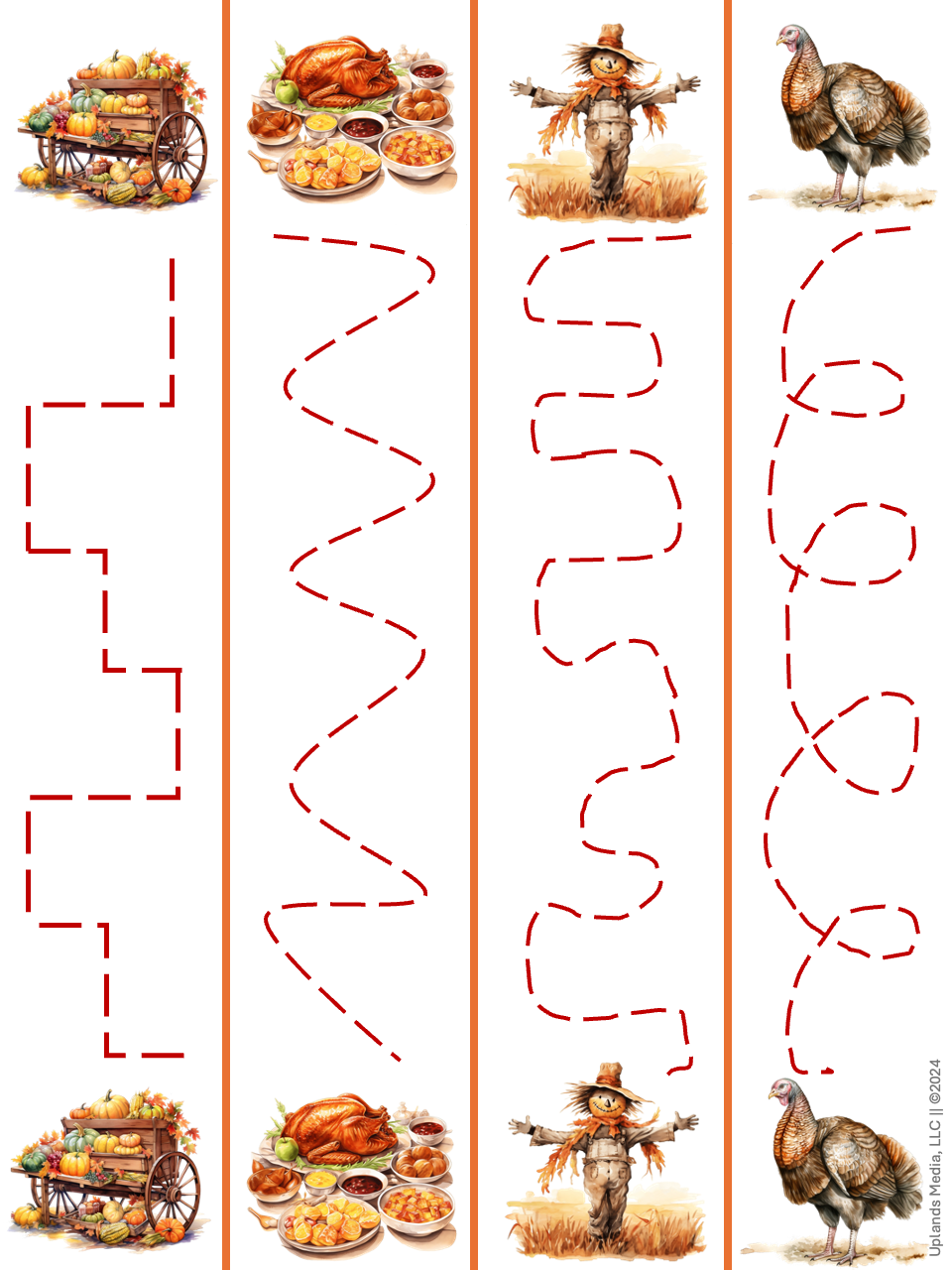 Thanksgiving Themed Activity Pack
