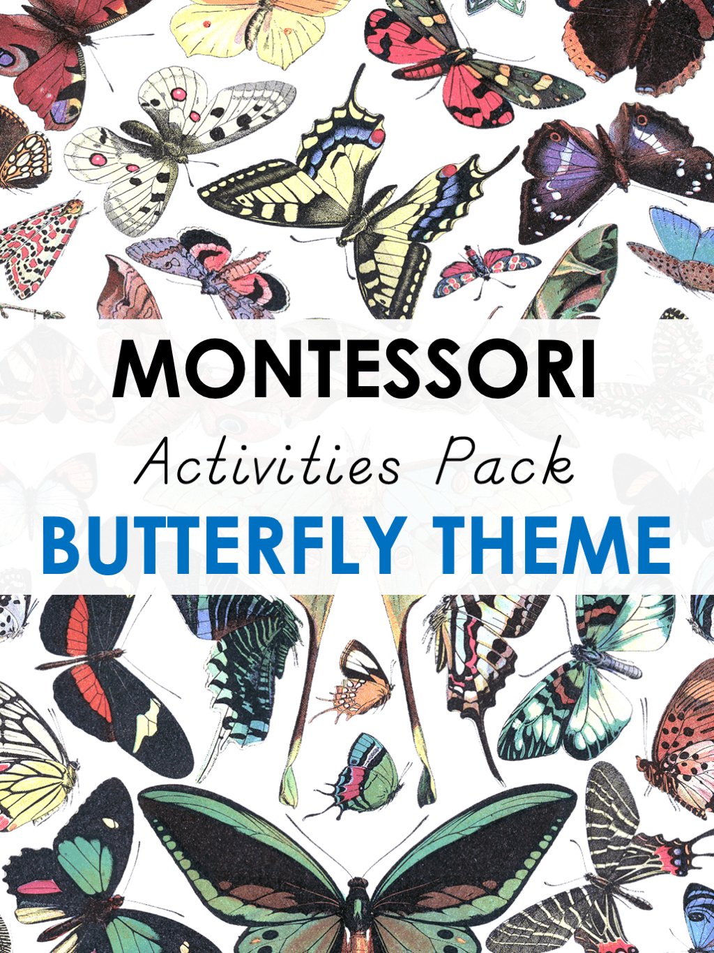 [Activities Pack] Butterfly Theme - Printables by Carrots Are Orange