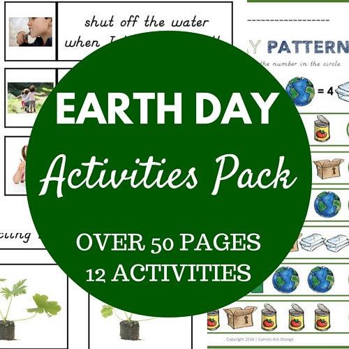[Activities Pack] Earth Day Theme - Printables by Carrots Are Orange