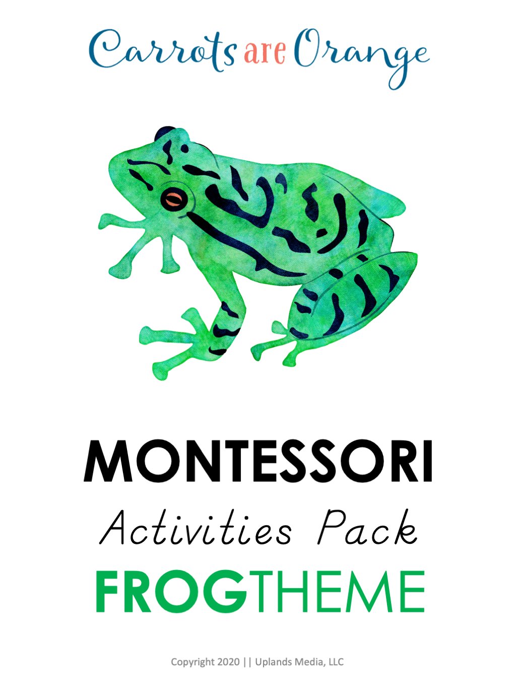 [Activities Pack] Frog Themed - Printables by Carrots Are Orange
