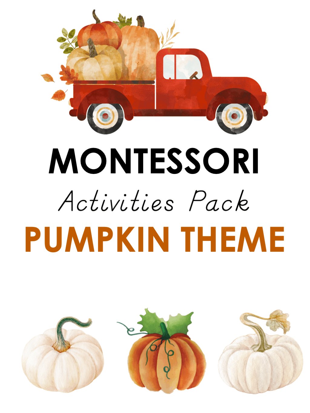 [Activities Pack] Pumpkin Theme - Printables by Carrots Are Orange