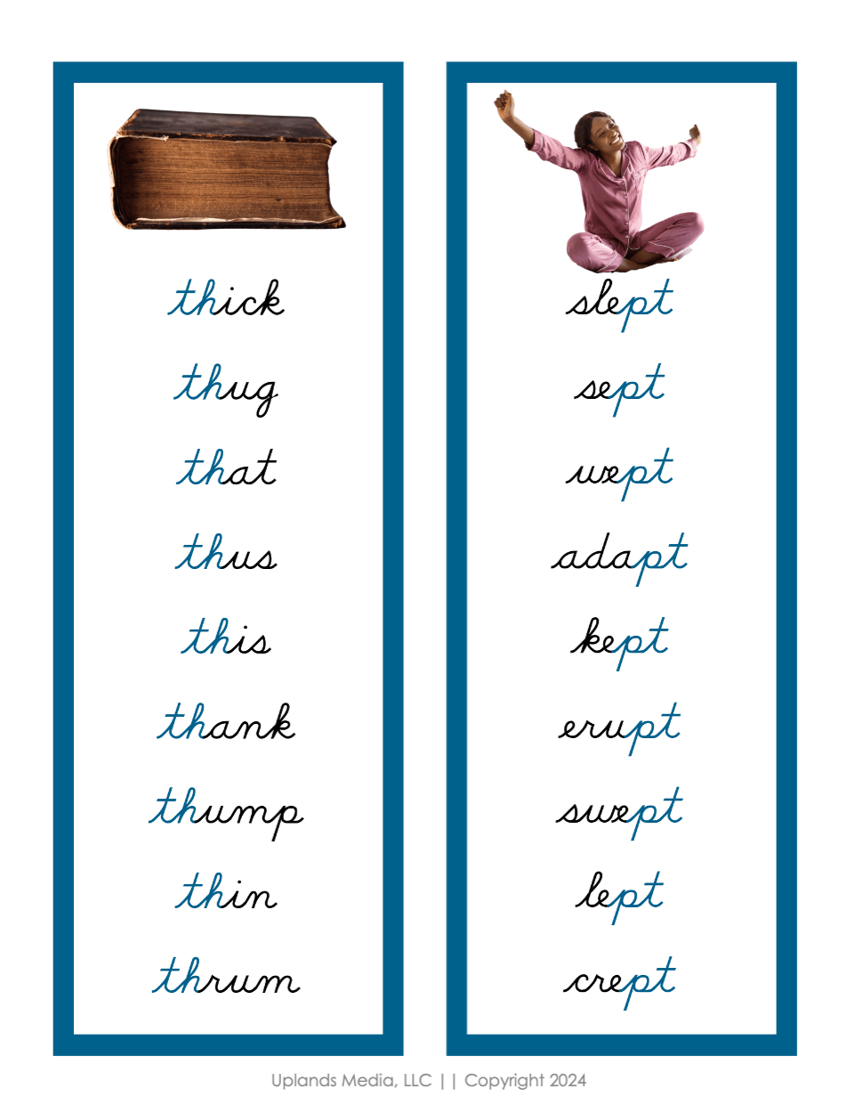 [Blue Level] Beginning & Ending Blend Word Lists - Printables by Carrots Are Orange
