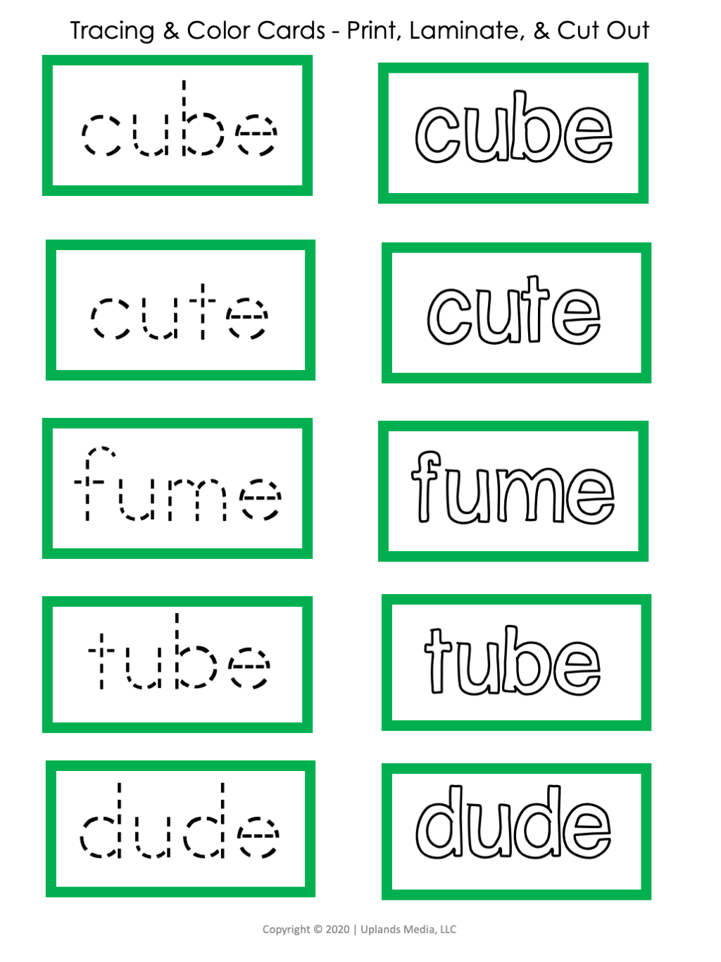 [Bundle] Language - Green Level - Printables by Carrots Are Orange