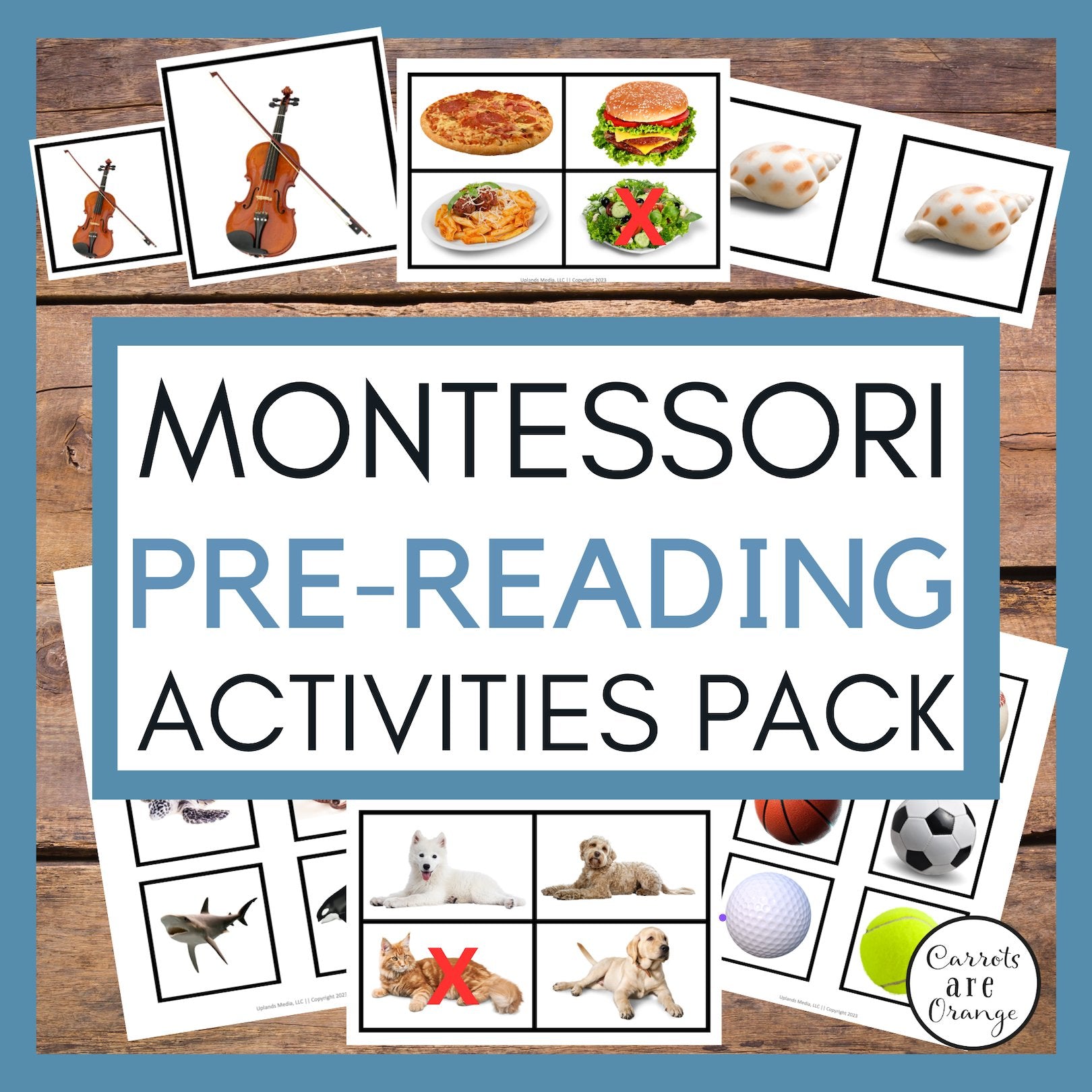[Bundle] Montessori Language - Printables by Carrots Are Orange