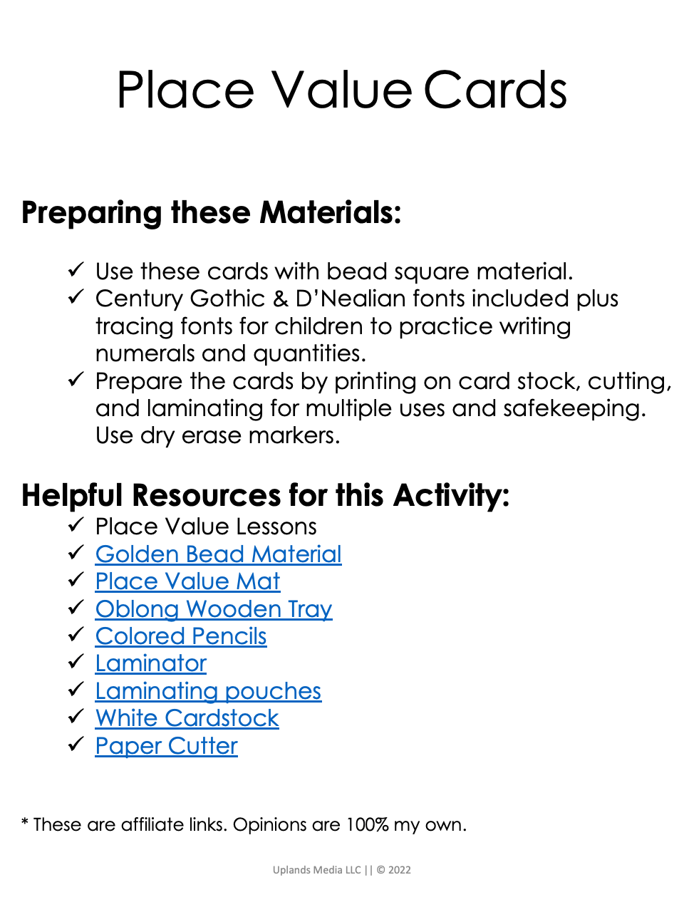 [Bundle] Montessori Language Lessons - Printables by Carrots Are Orange