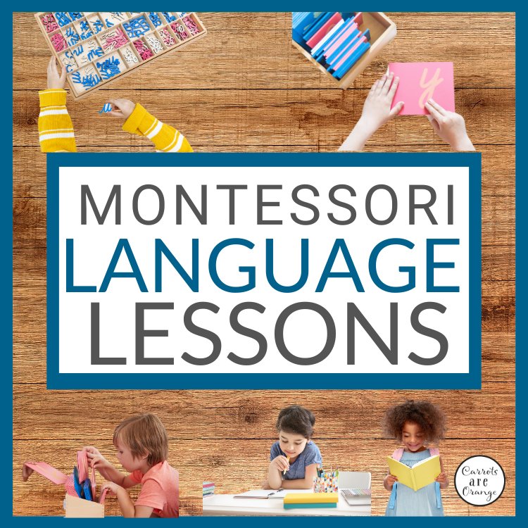 [Bundle] Montessori Language Lessons - Printables by Carrots Are Orange