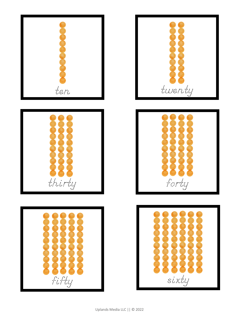[Bundle] Montessori Math - Printables by Carrots Are Orange