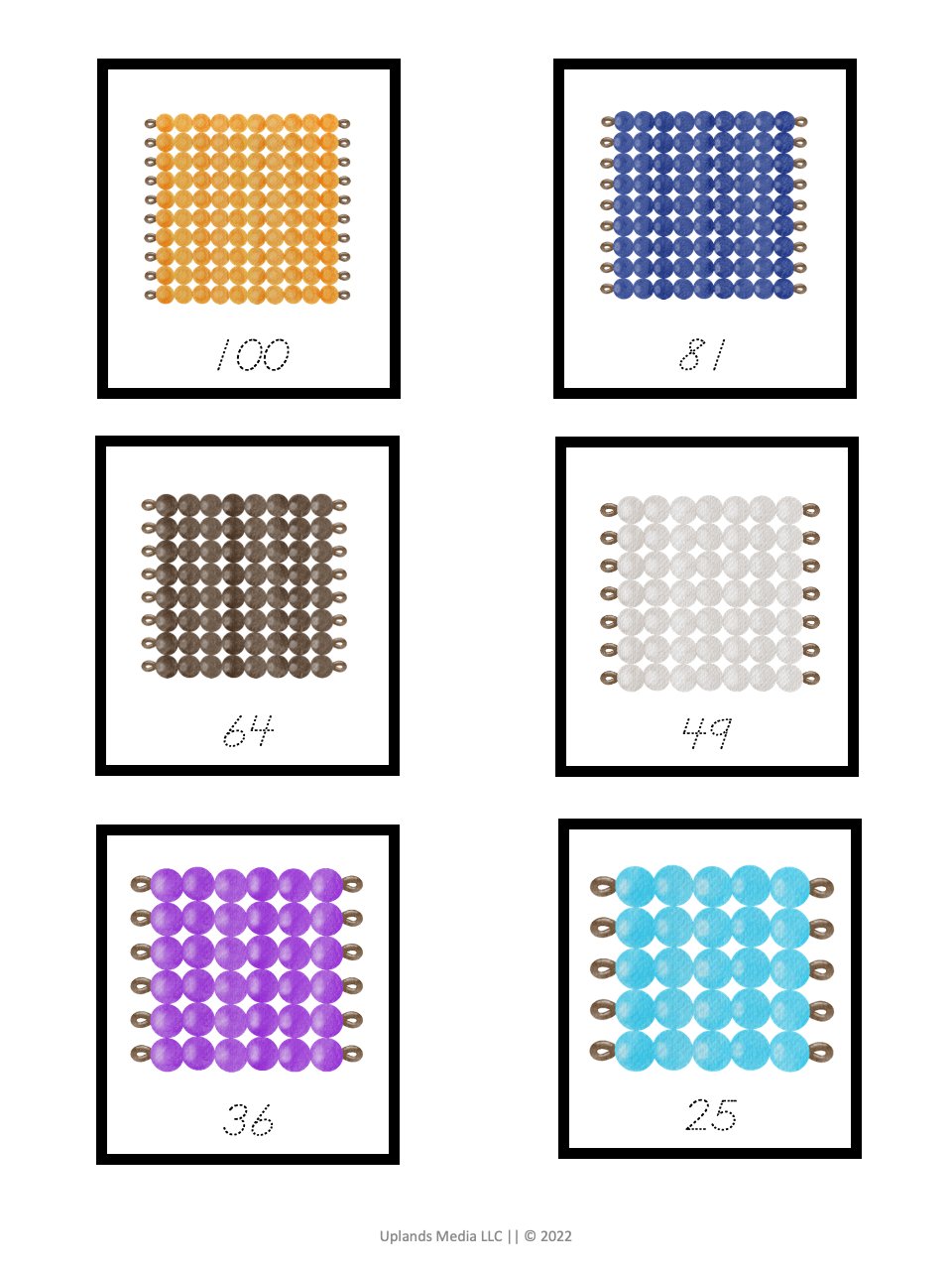 [Bundle] Montessori Math - Printables by Carrots Are Orange