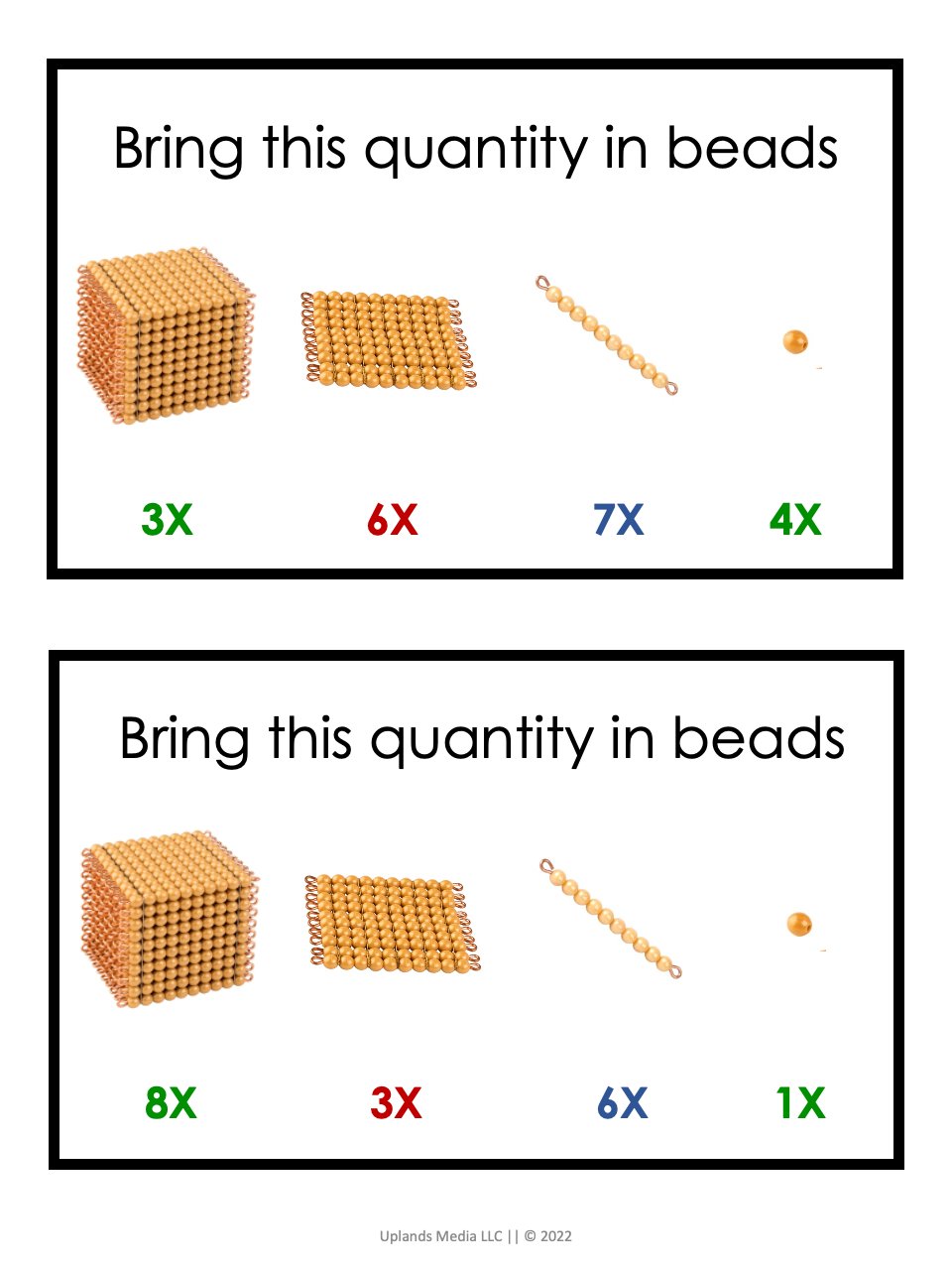 [Bundle] Montessori Math - Printables by Carrots Are Orange