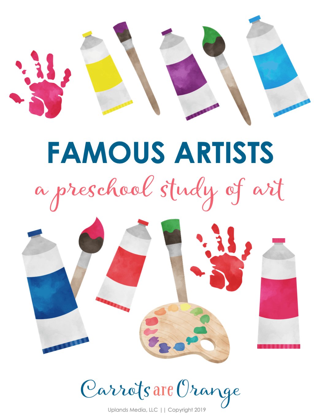 🎨 Famous Artists Preschool Study - Printables by Carrots Are Orange