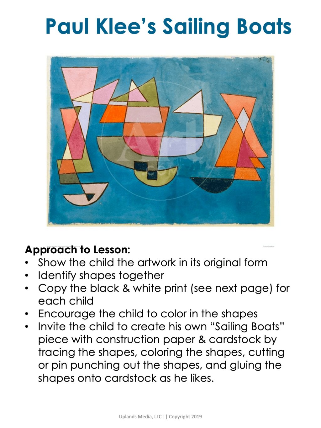 🎨 Famous Artists Preschool Study - Printables by Carrots Are Orange