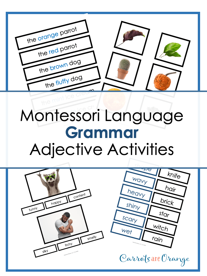 [Grammar] Adjectives Activities - Printables by Carrots Are Orange