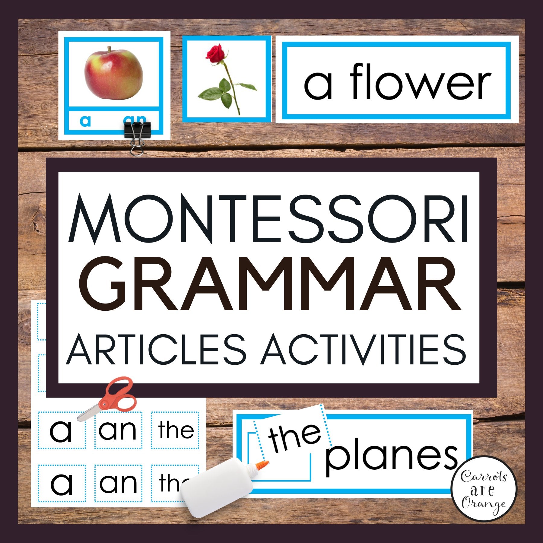 [Grammar] Articles Activities - Printables by Carrots Are Orange