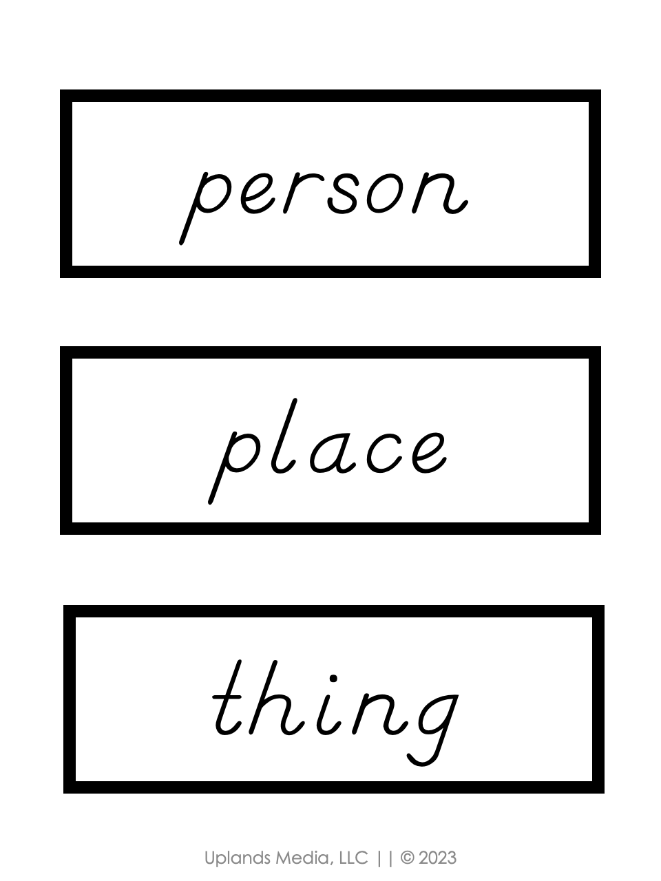 [Grammar] Noun Activities - Printables by Carrots Are Orange