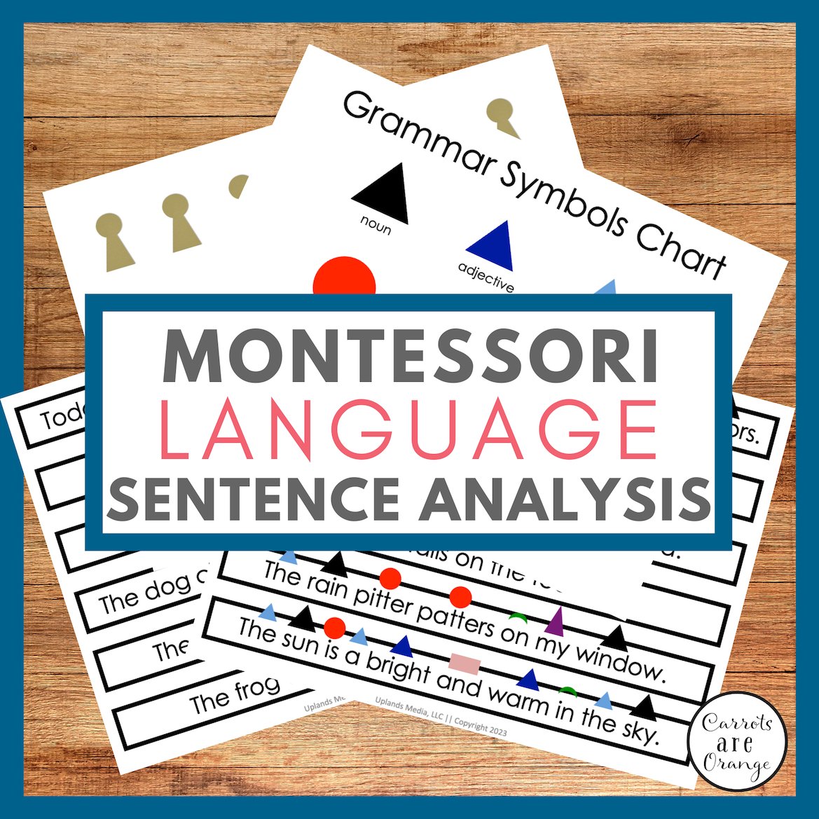 [Grammar] Sentence Analysis - Printables by Carrots Are Orange