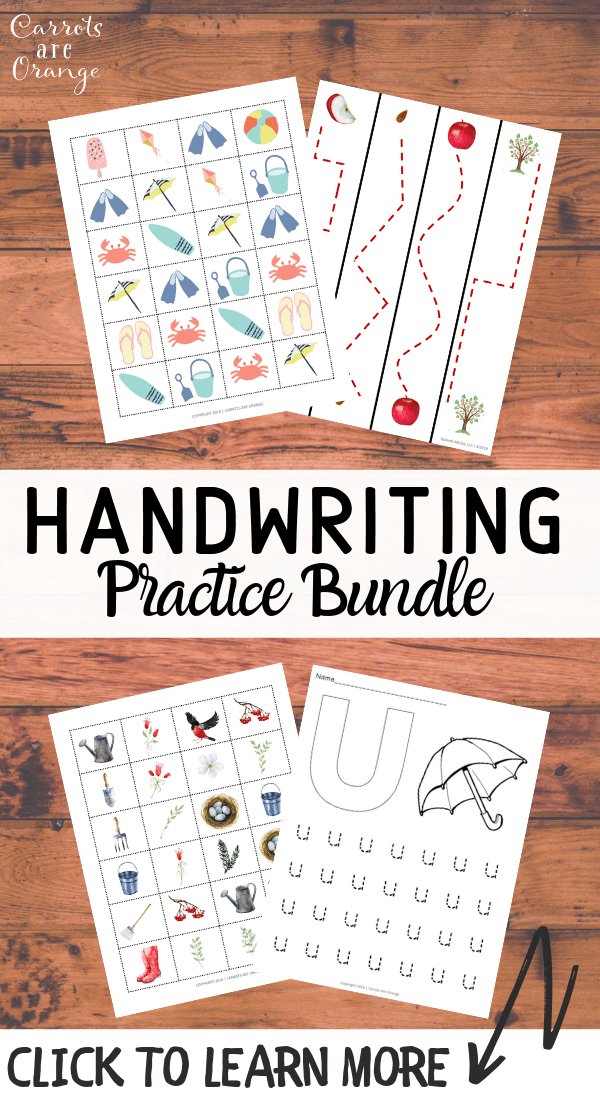 ✏️ ✂️ Handwriting Bundle - Printables by Carrots Are Orange
