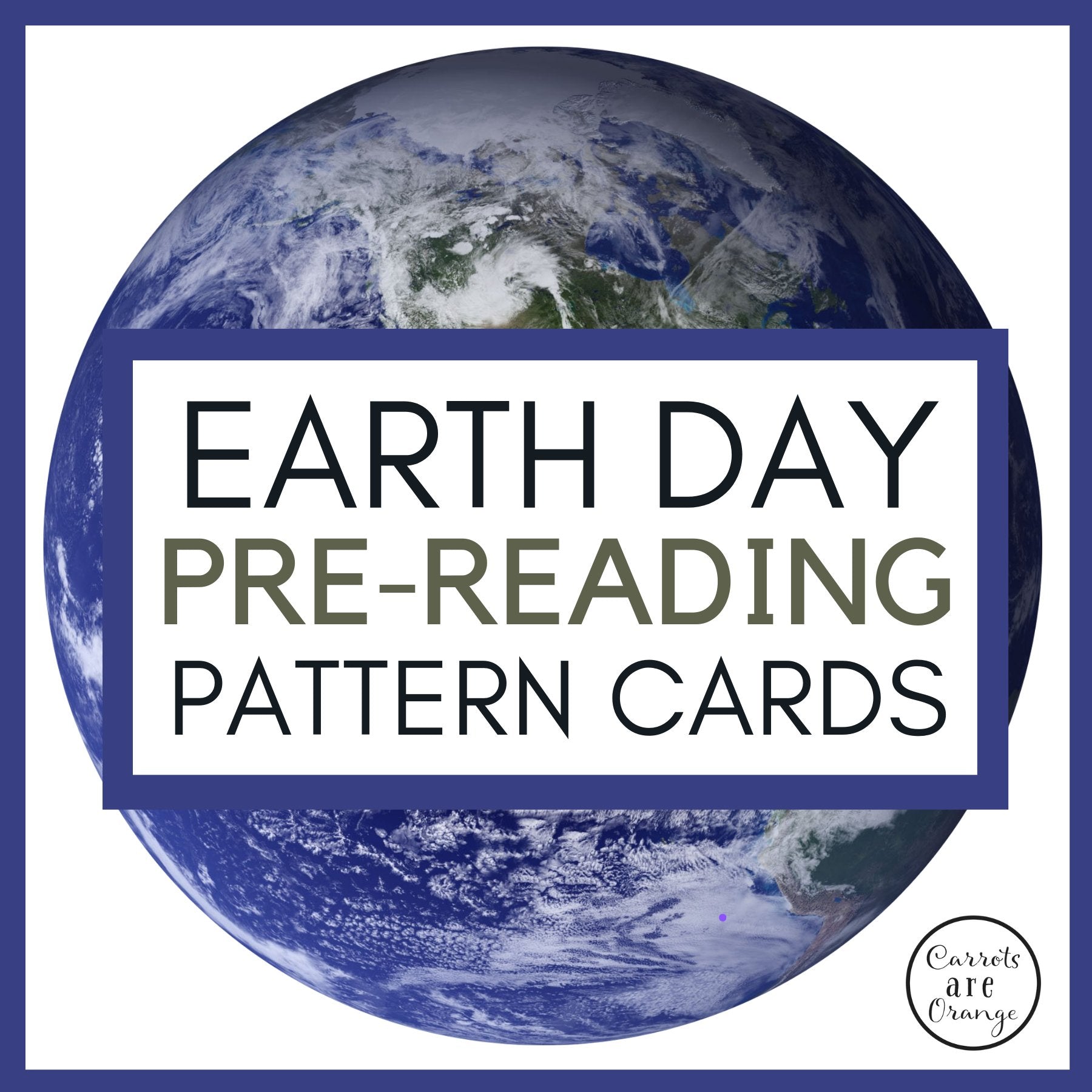 [Language] Pattern Cards - Earth Day - Printables by Carrots Are Orange