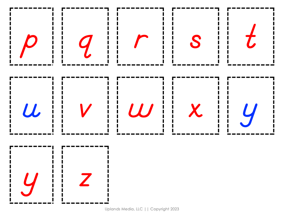 [Language] Printable Moveable Alphabet - Printables by Carrots Are Orange