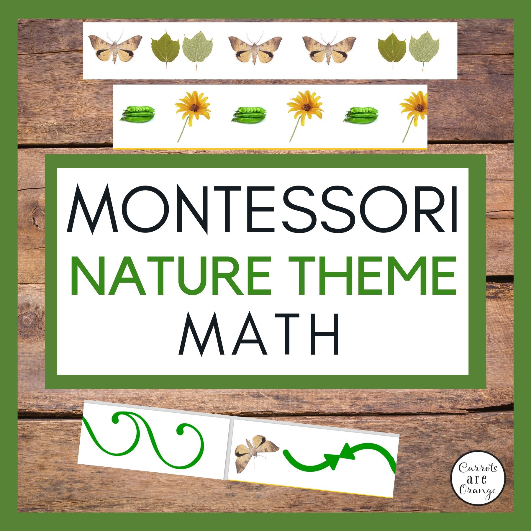 🪵 Math Activities - Nature Theme - Printables by Carrots Are Orange