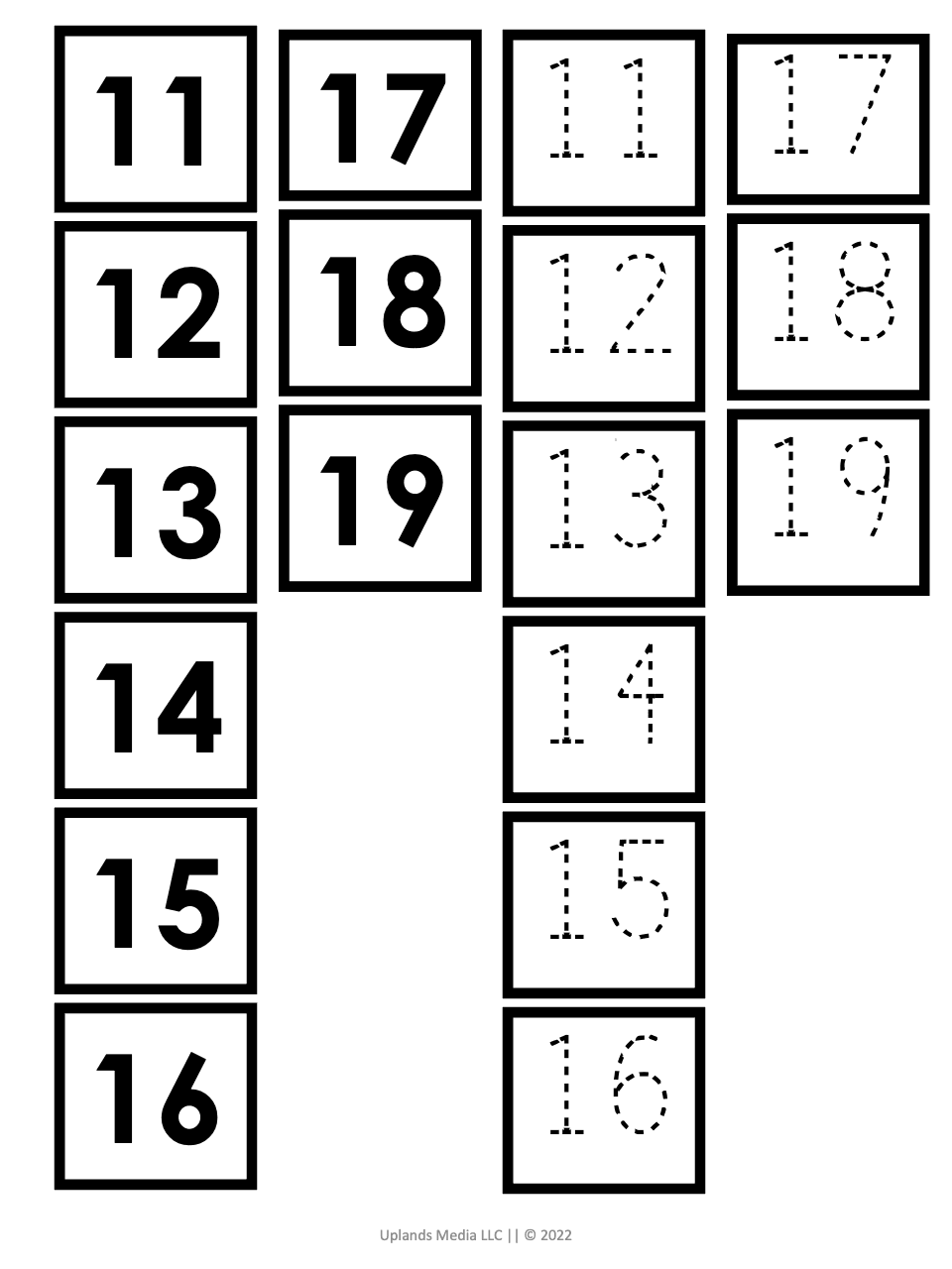[Math] Bead Stair and Ten & Teen Board - Printables by Carrots Are Orange