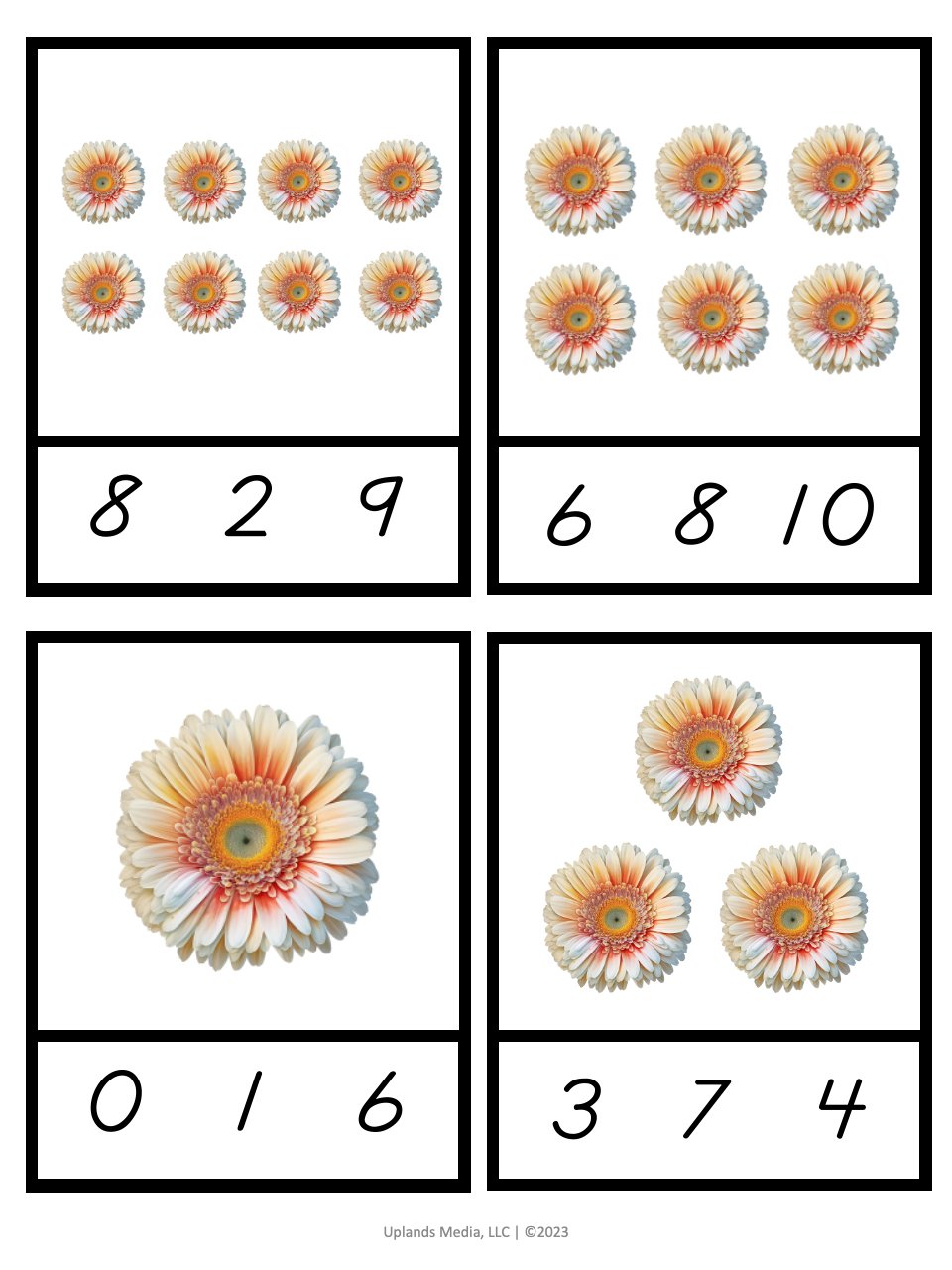 [Math] Card Counters Bundle - Printables by Carrots Are Orange