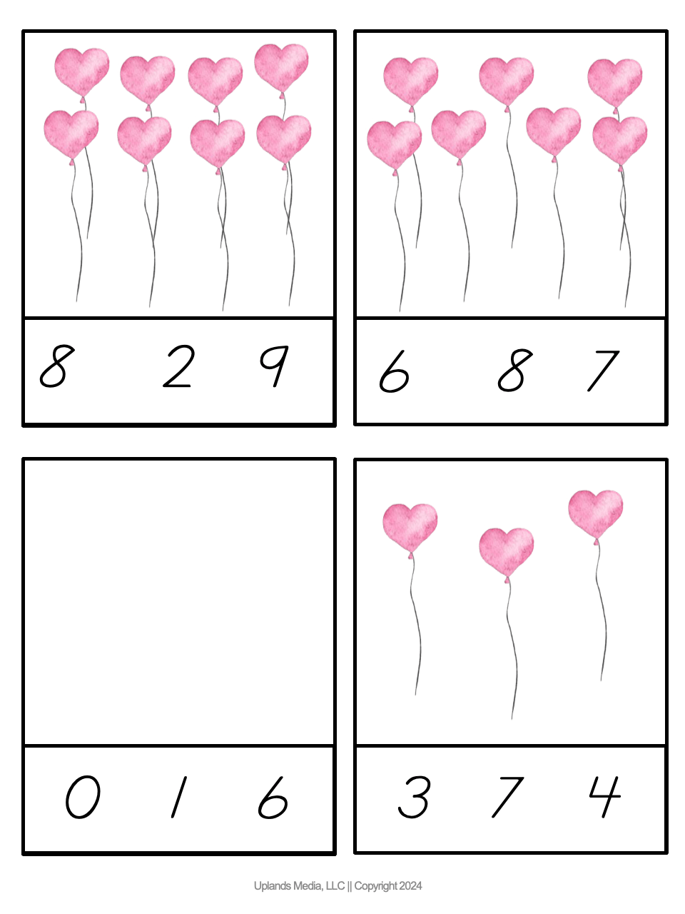 [Math] Card Counters Bundle - Printables by Carrots Are Orange