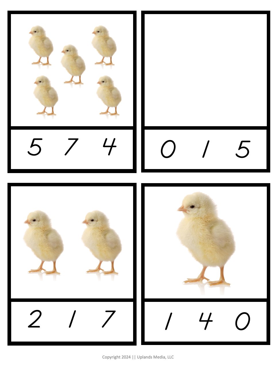 [Math] Card Counters Bundle - Printables by Carrots Are Orange