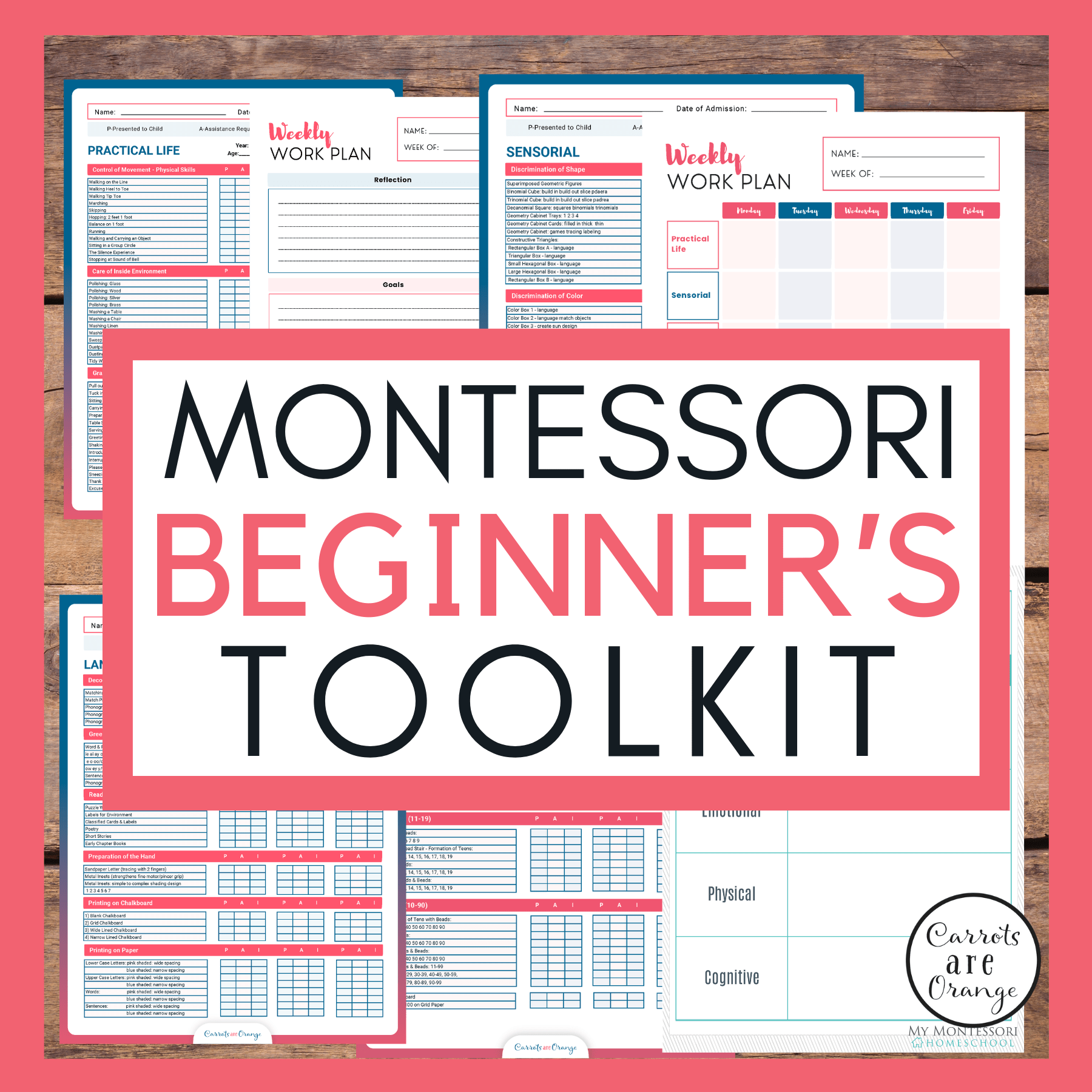 Montessori Beginners Toolkit - Printables by Carrots Are Orange