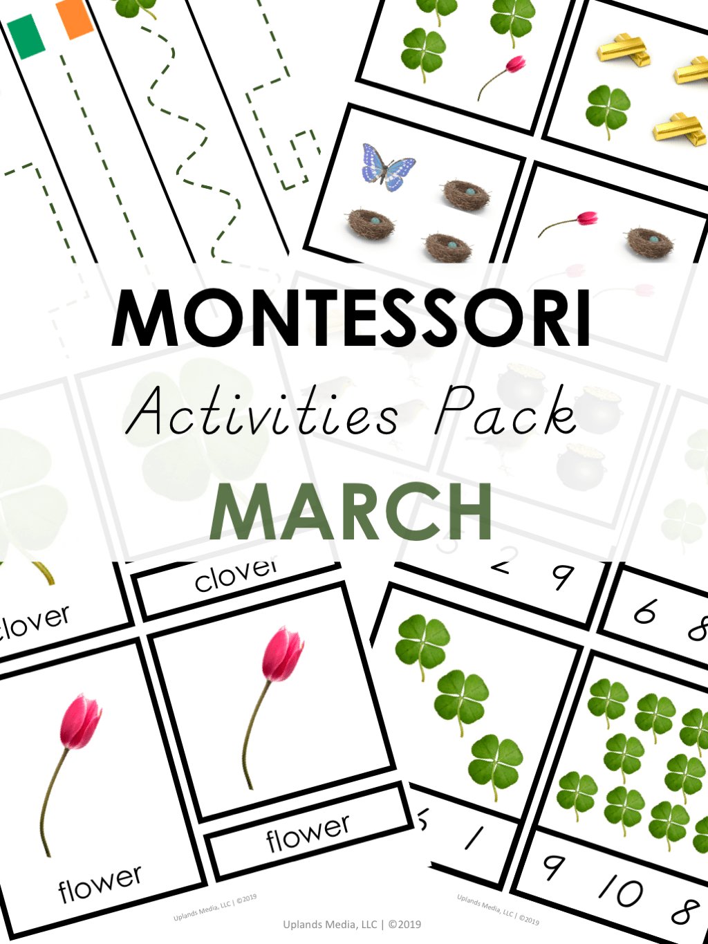 🍀 Montessori March Activities Pack - Printables by Carrots Are Orange