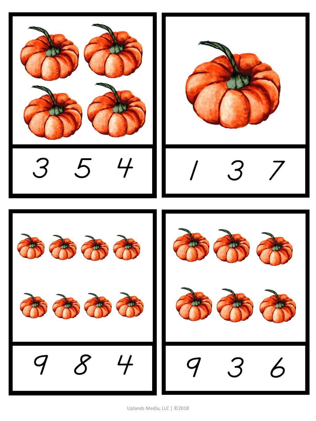 🎃 Montessori October Activities Pack - Printables by Carrots Are Orange