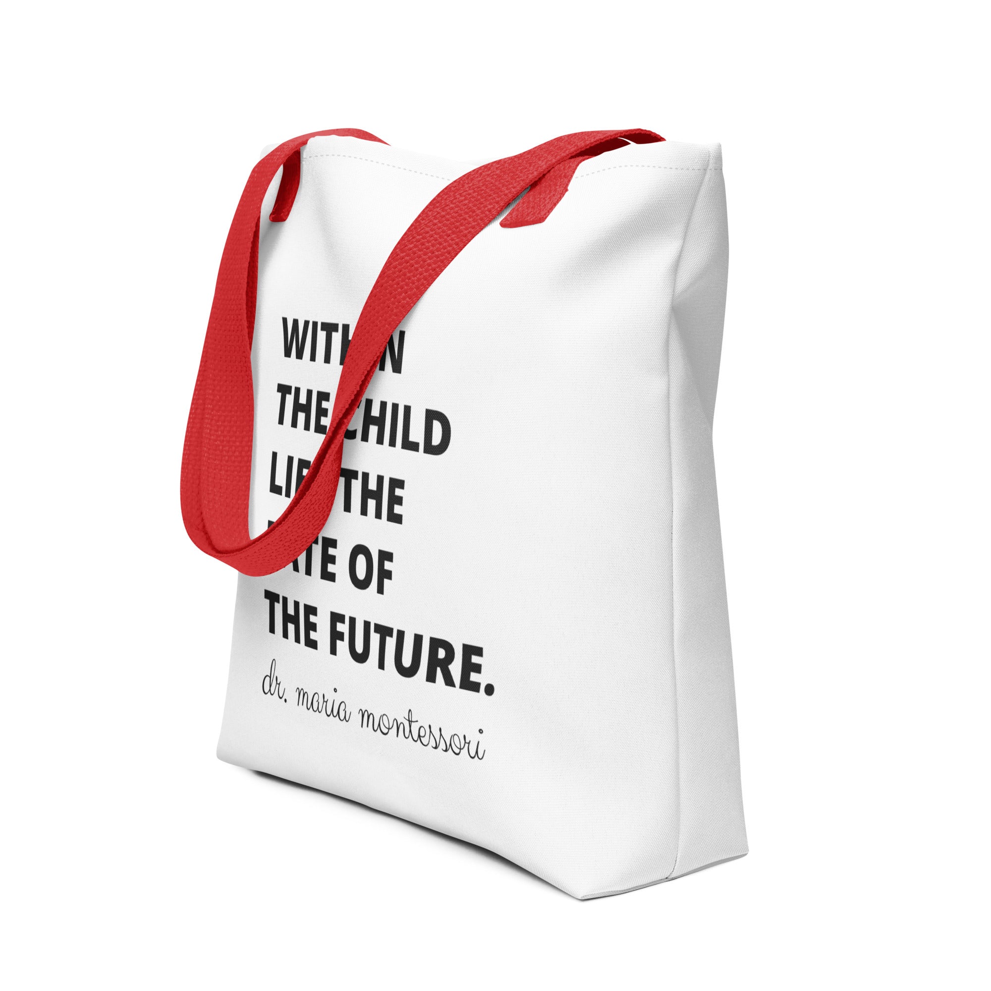 Montessori Quote Tote Bag - Printables by Carrots Are Orange