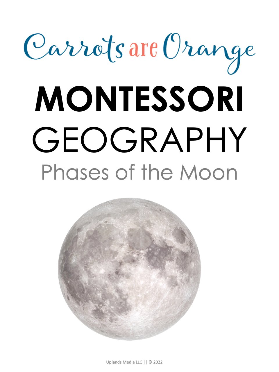 🌑 Phases of the Moon - Printables by Carrots Are Orange