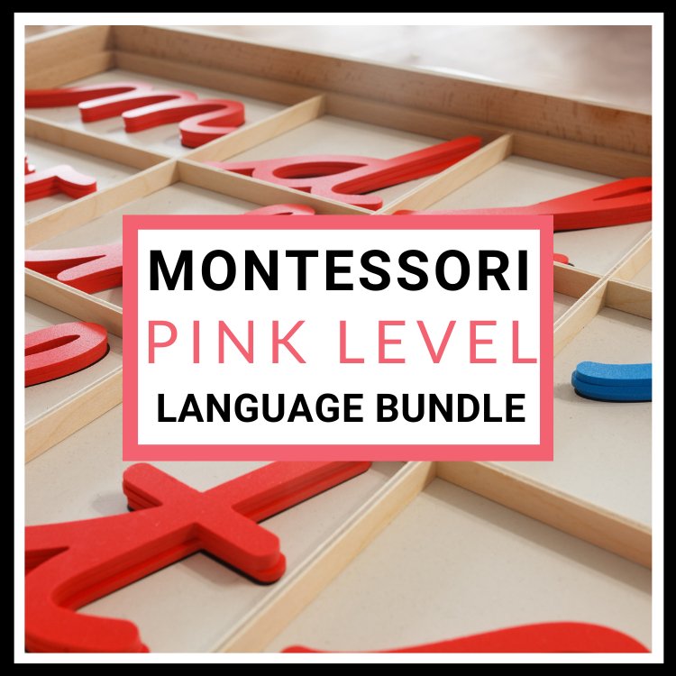 [Pink Level] Montessori Language Bundle - Printables by Carrots Are Orange