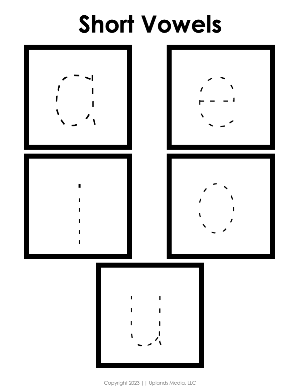 [Pink Series] Short Vowel Word & Image Match & Sort - Printables by Carrots Are Orange