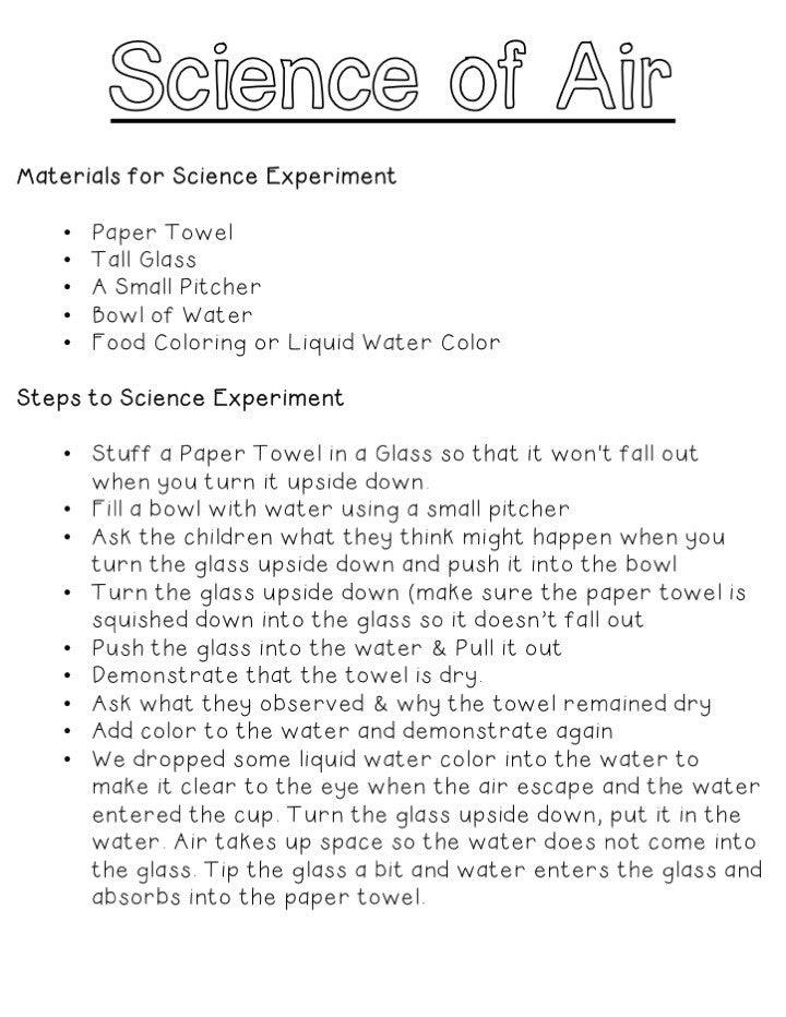 Student Science Observation Sheets