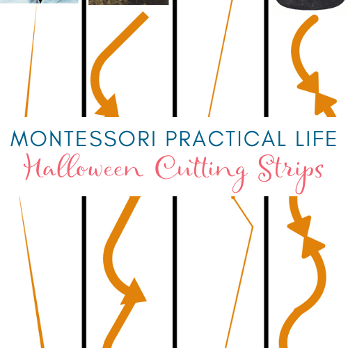 [FREE] Halloween Cutting Strips - Montessori Printables by Carrots Are Orange