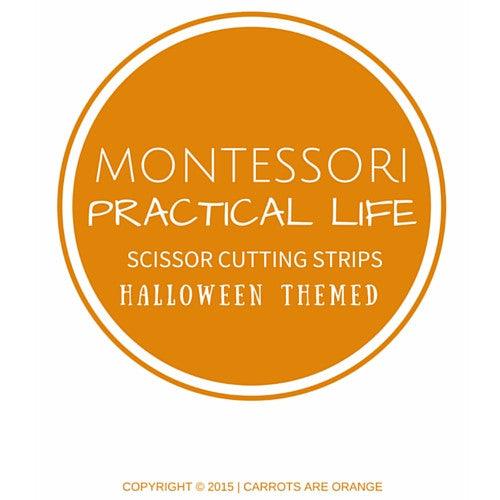 Halloween Cutting Strips - Carrots Are Orange
